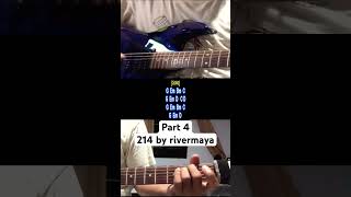 214 by Rivermaya Guitar tutorial easy chords with lyricsPART 4 of 5 guitartutorial guitarlessons [upl. by Iago397]