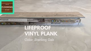 Lifeproof Sterling Oak Vinyl PLank [upl. by Ttsepmet45]