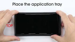 amFilm Galaxy S23 Ultra Screen Protector Glass with Black Border Installation Video [upl. by Sykleb]