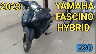 2023 Yamaha Fascino 125 Hybrid  New Model Yamaha Fascino 125 Detailed Price Features  CAARNAV TECH [upl. by Ylluz]