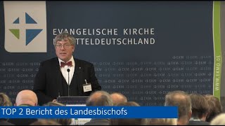 Bischofsbericht bei der Herbstsynode 2024 der EKM [upl. by Eidak]