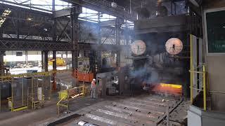 Hot rolling at the largest heavy plate mill in Europe [upl. by Mears]