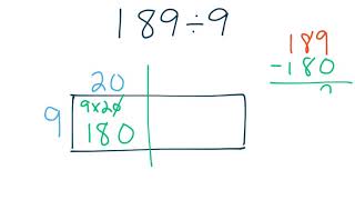 4th Grade GoMath 46  Divide using the Area Model [upl. by Eddana989]