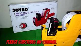 Unboxing price labeller merk JOYKO MX 5500M [upl. by Marko843]