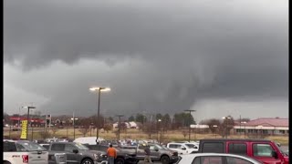 Tornado touches down in in Clarksville Tennessee [upl. by Kavita]