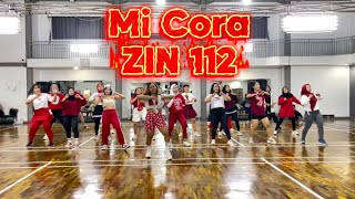 MI CORA  ZIN 112  CARIBBEAN FUSION  ZUMBA OFFICIAL CHOREO [upl. by Annahsal936]