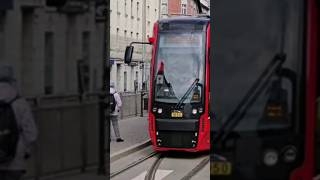 NEW KATOWICE TRAM UNIQUE AND SATISFYING HORN SOUND GONE WRONG 🔊😅 SHORT shorts viral trending [upl. by Aivlys]