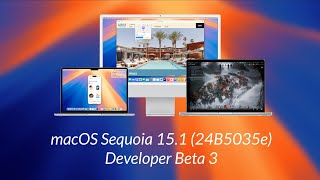 macOS Sequoia 151 Developer Beta 3 App Store Storage Management Photos Emojis Maps and More [upl. by Hervey]