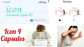 Icon 4 Capsules 100mg uses in Urdu Hindi [upl. by Teemus]