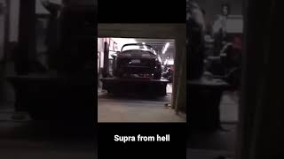 supra from hell carssupraflamescar [upl. by Freyah]