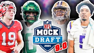 2024 NFL First Round Mock Draft For All 32 Picks 90 Post free agency [upl. by Elleirbag82]