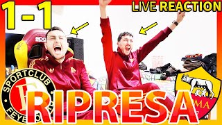 RIPRESA‼️ FEYENOORDROMA 11 LIVEREACTION [upl. by Ardnad]