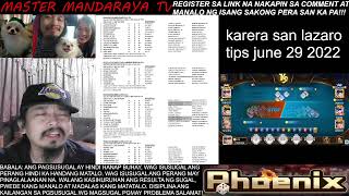 mjci karera san lazaro live racing tips june 22 2022 by master mandaraya [upl. by Reace952]