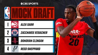 NBA Mock Draft 60 Alex Sarr remains favorite to go No 1 Bronny selectively staying in draft [upl. by Esahc]