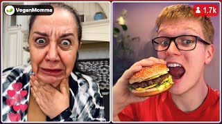 Trolling Vegans On TikTok Live [upl. by Tansy]