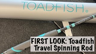 FIRST LOOK Toadfish Travel Spinning Rod [upl. by Ariaes]