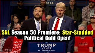 SNL Season 50 Premiere StarStudded Political Cold Open [upl. by Torray]