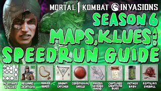 MK1 Season 6 Invasions Ultimate Guide Maps Klues Skins amp Speedrun [upl. by Jolee33]