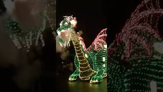 mainstreetelectricalparade at disneyland in 2017 disneyparks disney part21 petesdragon light [upl. by Armalla279]