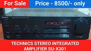 Technics STEREO INTEGRATED AMPLIFIER SUX301 Nice Performance Contact No  8750424840 [upl. by Lodnar582]