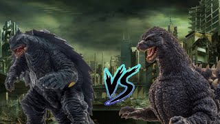 Godzilla heisei vs Gamera heisei [upl. by Hendry]