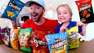 3 Year Old Ranks Every Dorito Flavor [upl. by Yttam]