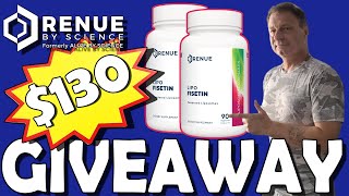 130 MEGA Fisetin GIVEAWAY  RENUE by SCIENCE [upl. by Stacia312]