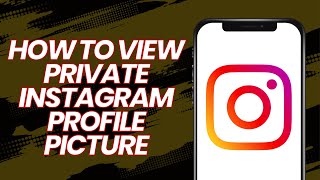 How to view private instagram profile picture [upl. by Gerrald]