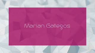 Marian Gallegos  appearance [upl. by Elockin691]