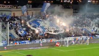 SC Bastia fans pyro and choreo against FC Lorient [upl. by Chancellor]