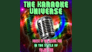 House of the Rising Sun Karaoke Version In the Style of Frijid Pink [upl. by Soule]