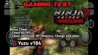 NINJA GAIDEN 3 Razors Edge  Yuzu v184  Mediatek Dimensity 1200  Xiaomi 11T Test [upl. by Ojillek]