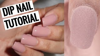 HOW TO DO DIP NAILS AT HOME  Revel Nail [upl. by Nebra]