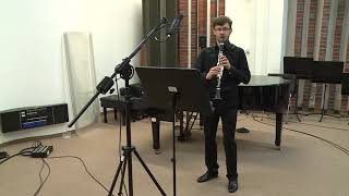 Louis Cahuzac  Arlequin Filip Jarmuszczak Clarinet [upl. by Guss]