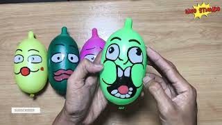 Making Slime with Funny Balloons  Satisfying Slime video [upl. by Bloem]