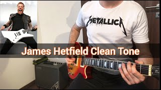 James Hetfield Live Clean Tone  EMG HET SET Signature Pickups Demo [upl. by Ikilisav]