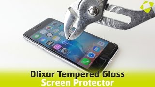 Olixar 9H Tempered Glass Screen Protectors  Strength Test [upl. by Eilrahc]