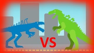 Godzilla vs Zilla  Godzilla Cartoon  DinoMania [upl. by Eri]