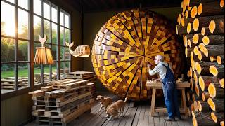 Beyond Imagination 70YearOld Craftsman Creates Wooden Wonders to Elevate Your Home A MustSee [upl. by Navlys]