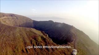 Vesuvio cratere Torre del Greco vista aerea con drone Phantom 2 FPV [upl. by Truitt]