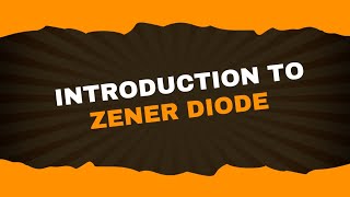 Introduction to zener diode  Analog Electronics1 Lecture41  Brainbox [upl. by Siugram]