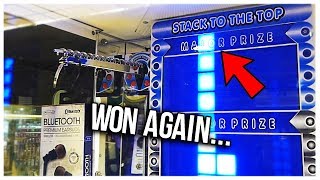 I Cant Stop Winning The Major Prize From STACKER  Arcade Games [upl. by Marigold]