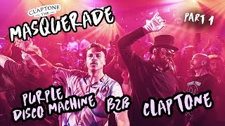 Purple Disco Machine b2b Claptone  Part 1  The Masquerade x Pacha 2023 [upl. by Alegnasor411]