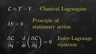 Lagrangian Mechanics I Introducing the fundamentals [upl. by Nyrek267]