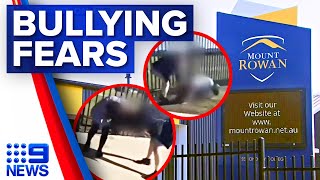 Video emerges of bullying at a Balllarat school  9 News Australia [upl. by Sandie569]