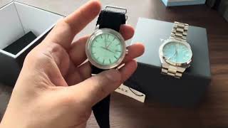 Timex Marlin Jet Automatic 38mm Teal “Tiffany” Blue with Fabric Strap [upl. by Adaven405]