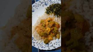 Oru Kutty Lunch❤️prawns moringa cooking rice tasty keralafood foodlovers trending [upl. by Kerad]