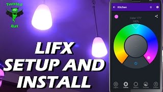 How to setup the LIFX WiFi LED Smart Lights on iPhone and Apple Homekit [upl. by Higginbotham]