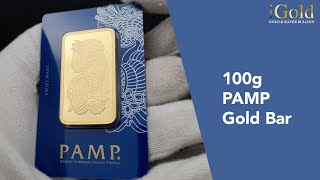 100g PAMP Gold Bar [upl. by Urban319]