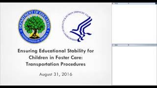 Ensuring Education Stability for Children in Foster Care Transportation [upl. by Behka]